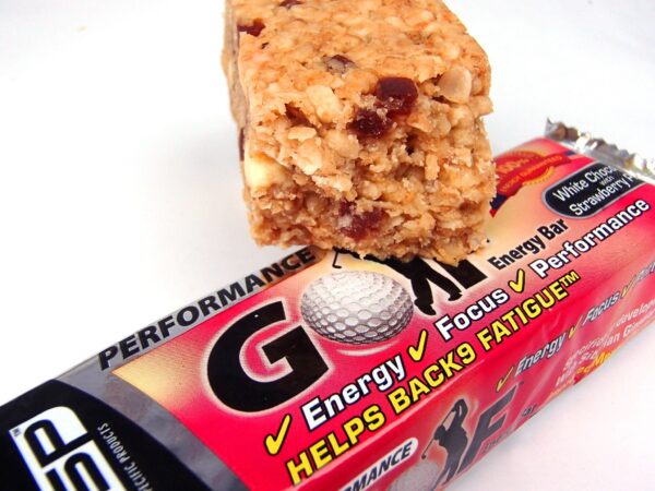 SSP Golf Performance Bars-  White Chocolate & Strawberry