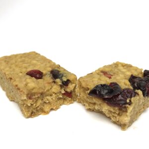 Cranberry Protein Bar In Half