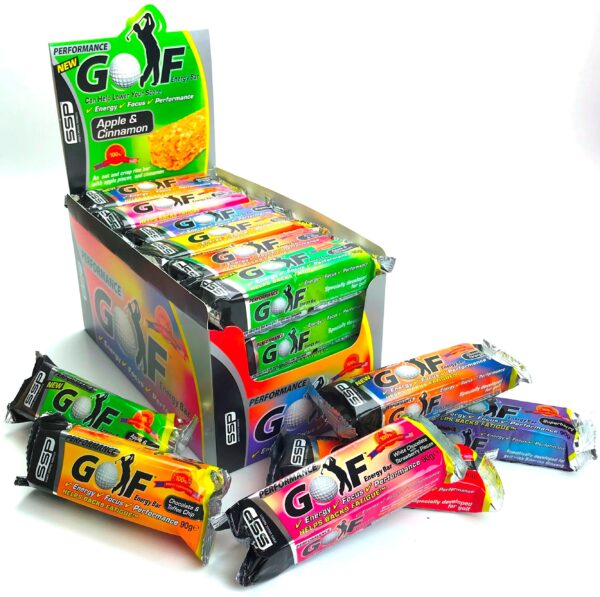 Mixed Box 6 Flavours Golf Performance Bars