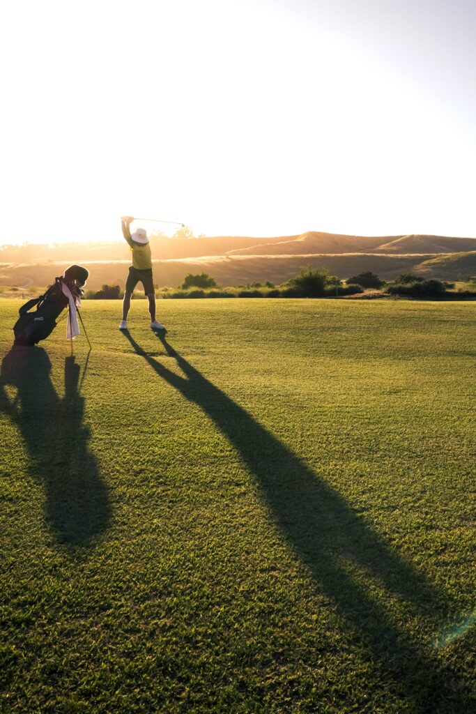 golfer swing